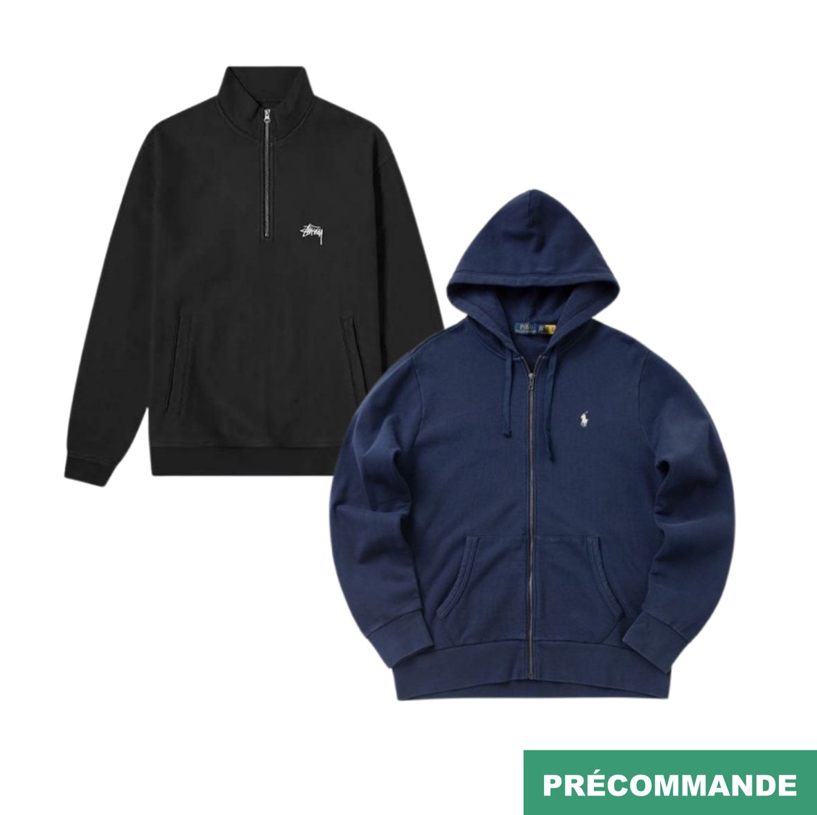 Précommande - Branded Zipper Hoodie/Sweatshirt